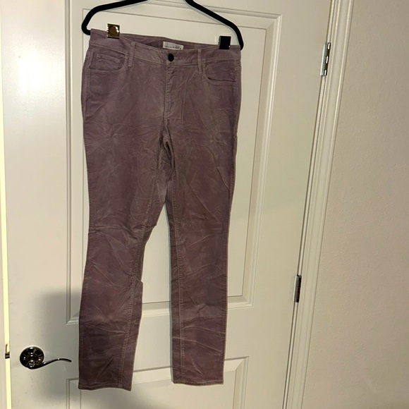 LOFT Denim - Loft women’s corduroy lavender curvy skinny jeans size 10